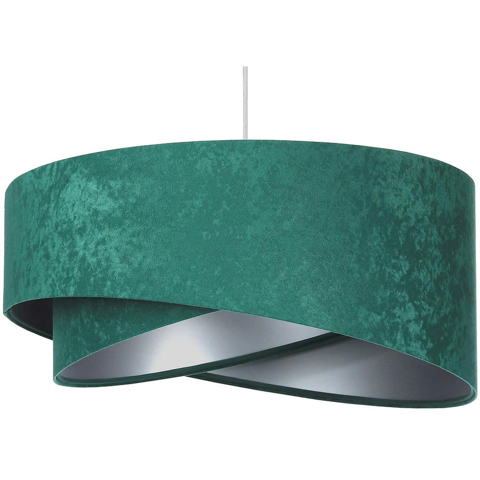 ASYMETRIC - Suspension Tissu Vert 50x50x25 cm