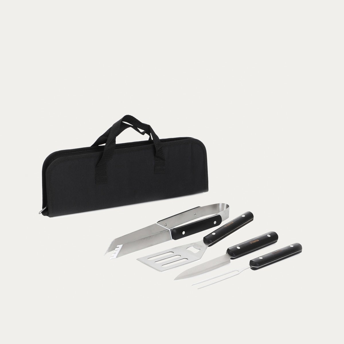 BBQ SET EASY GRILL do grillowania w etui, 4 elementy 37x13 cm