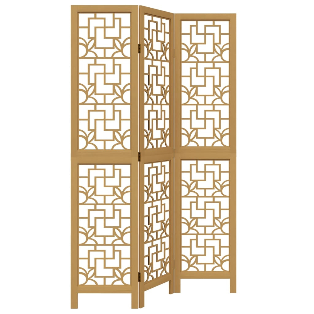 Parawan pokojowy 3-panelowy lite drewno paulowni