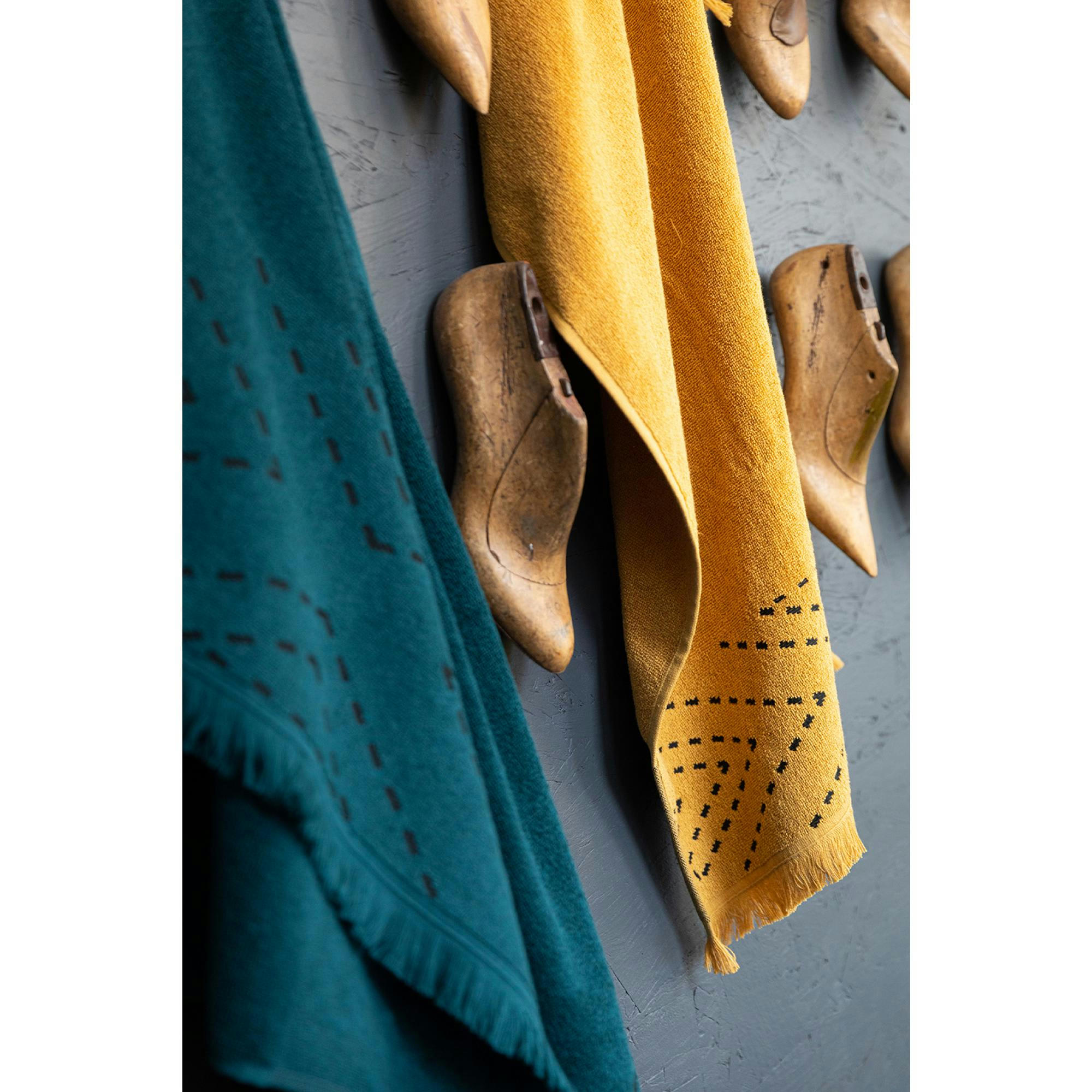 JULIA - Drap de douche  en coton bronze 70 x 140