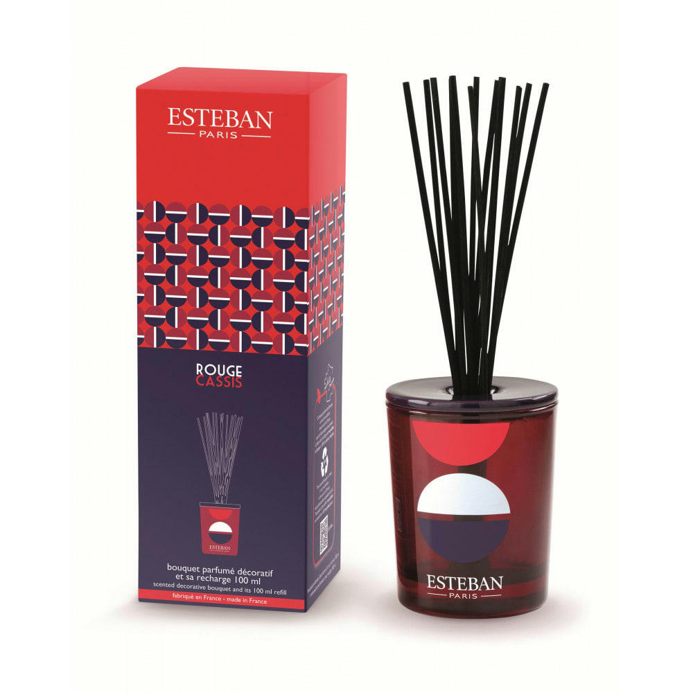 ROUGE CASSIS - Bouquet parfumé déco 100ml