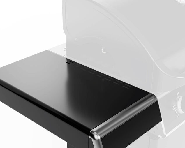 Beefmaster Deluxe T-Series 4 Burner BBQ on Deluxe Cart with Folding Shelves