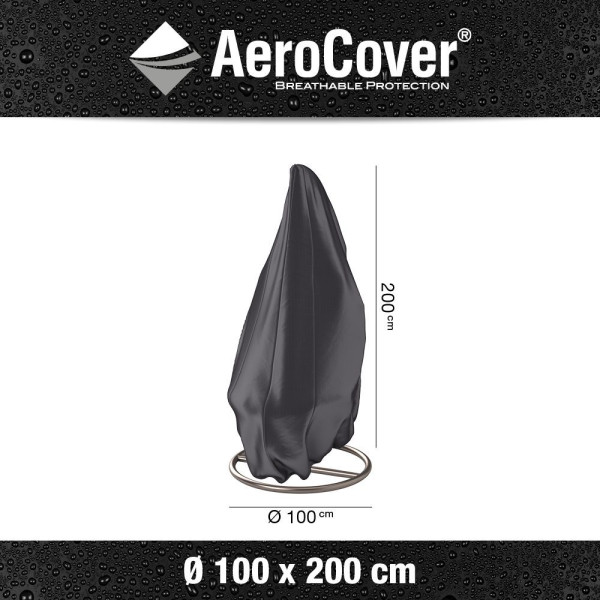 Pokrowiec na fotel wiszący 7969 100x100x200 AeroCover szary