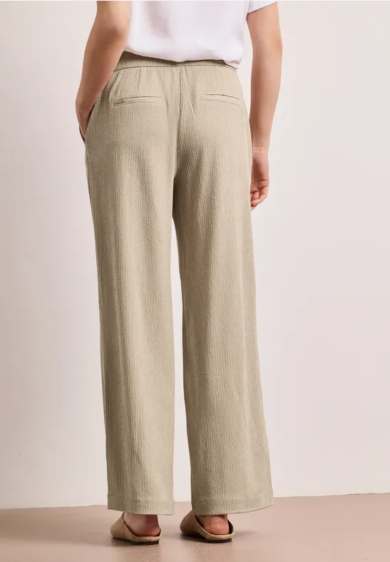 High Waist Wide Leg Hose im Casual Fit