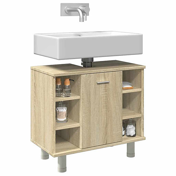 Armoire de salle de bain Chêne sonoma 60x32x53,5 cm Aggloméré vidaXL