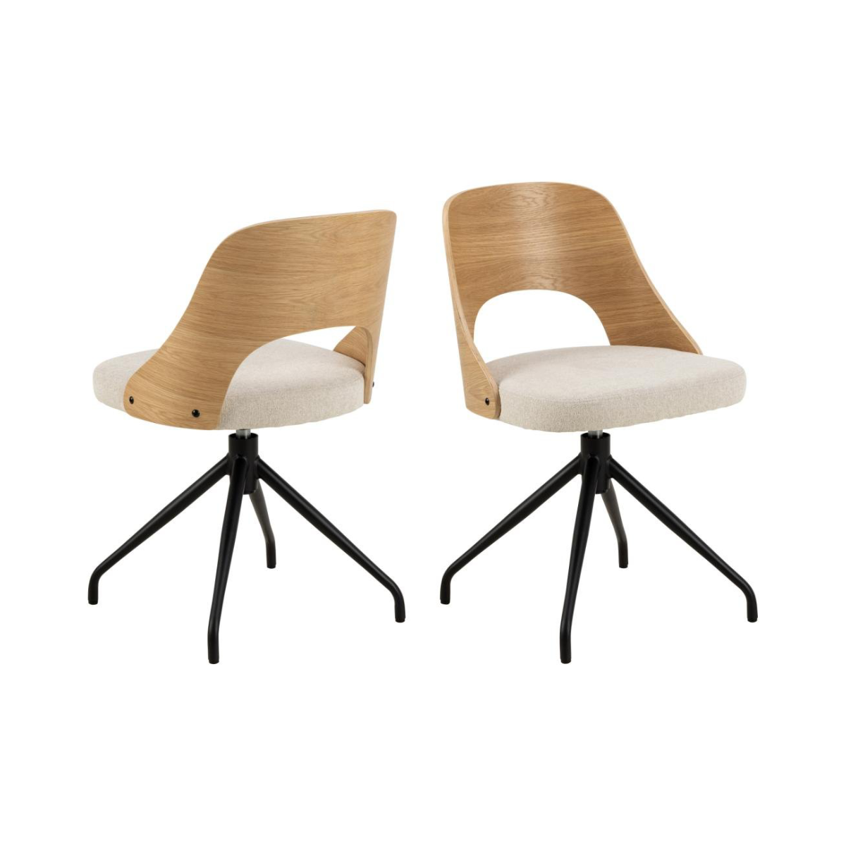 Rebellenclub Eetkamerstoel Betio - Beige