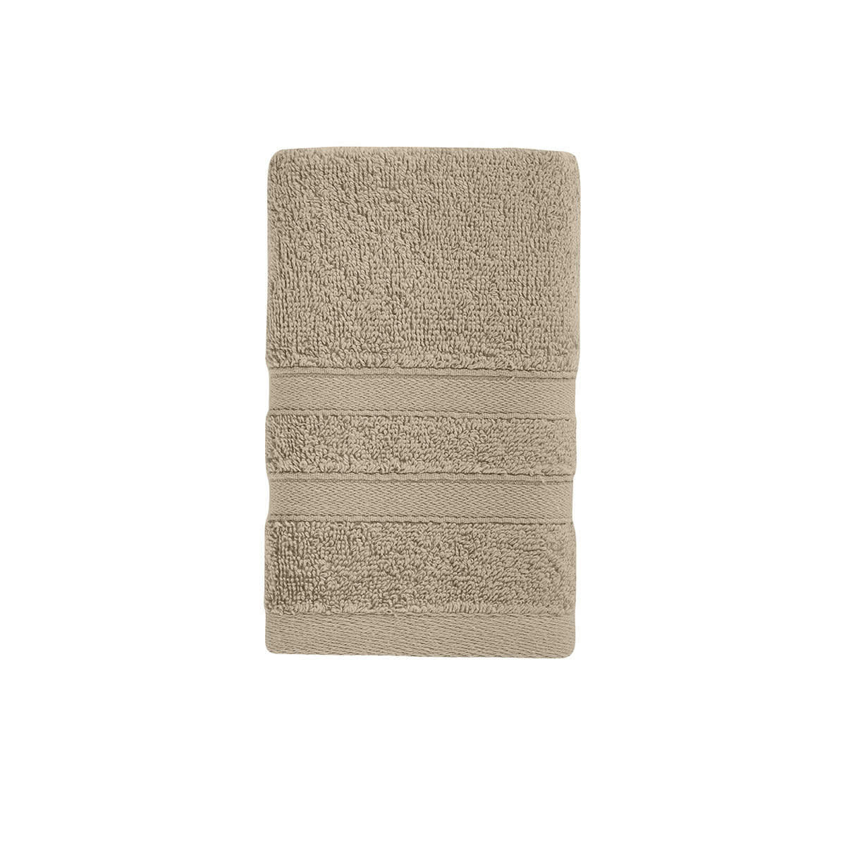 ORGANIKA - 2 serviettes invité en coton bio Corde 30x50 cm