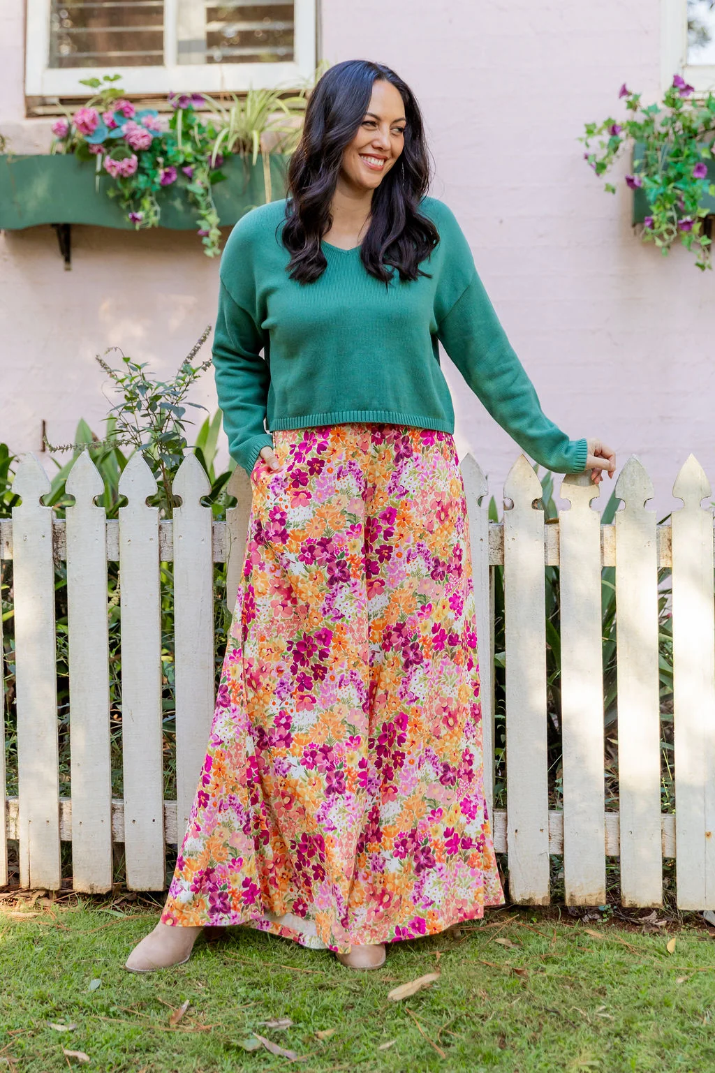 Larsa Pant in Giardino Fall