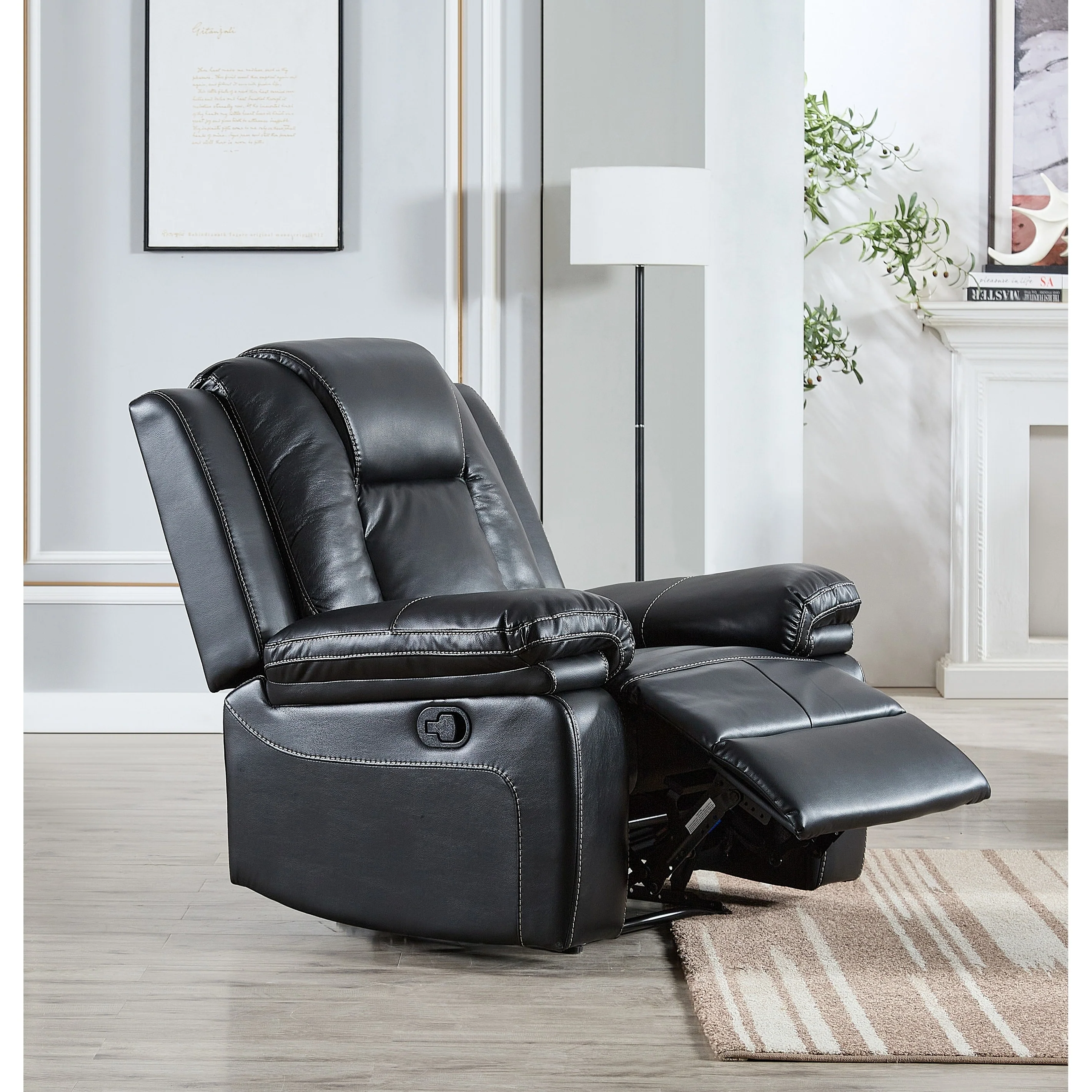 Bonded Leather Recliner Chair