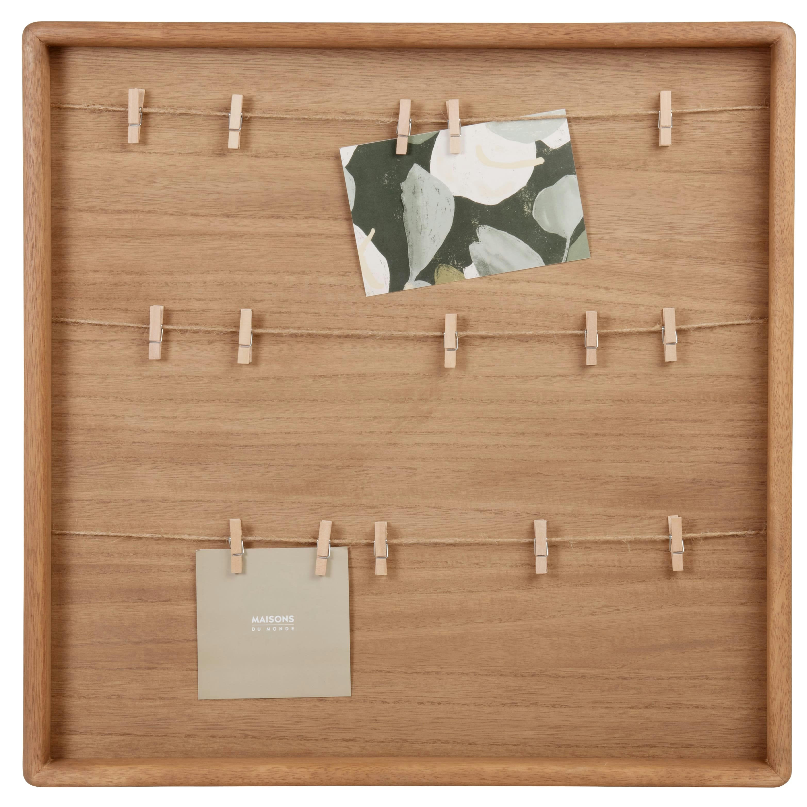 CASTELLET - Pêle-mêle carré en bois d