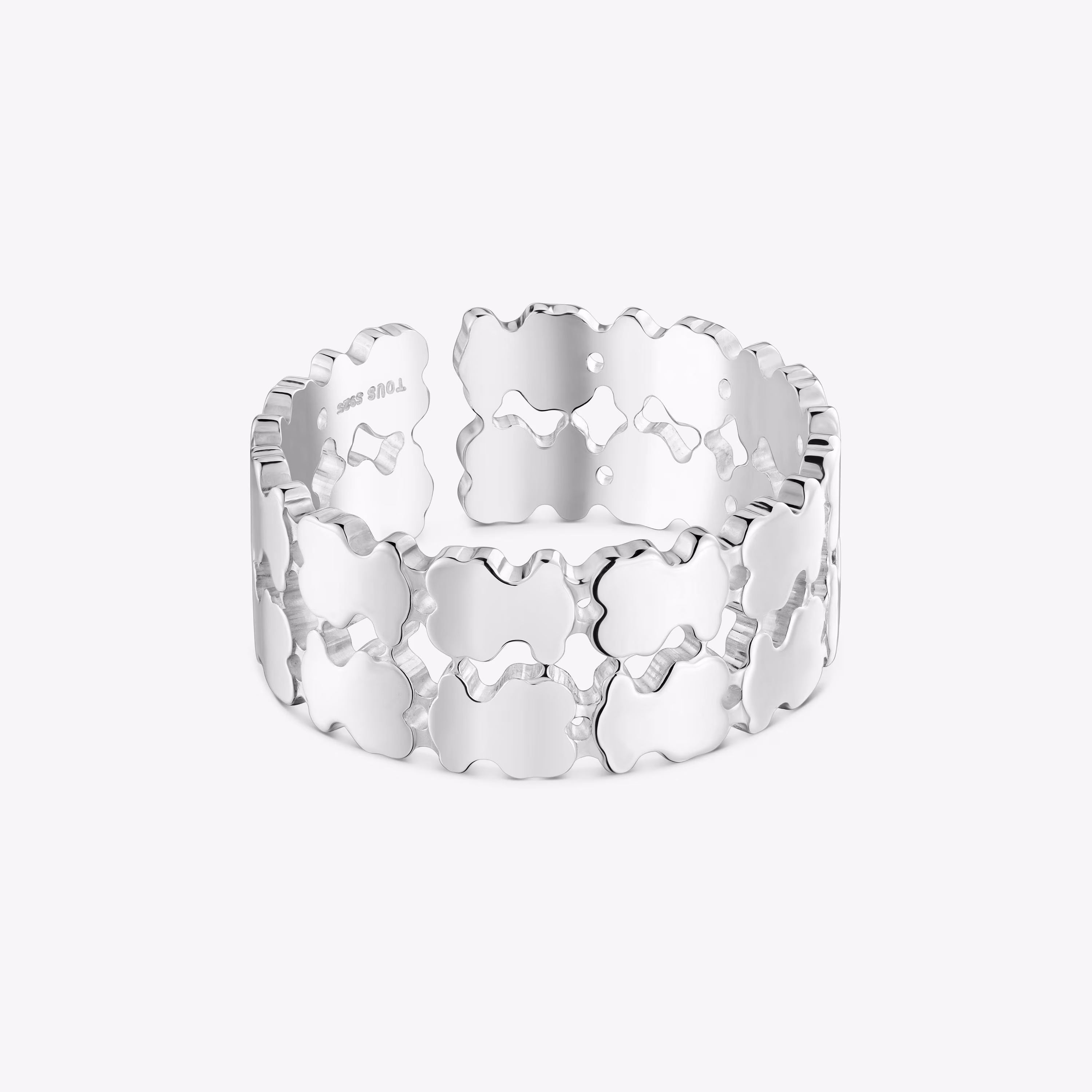 Anillo abierto doble de plata TOUS Sweet 40s