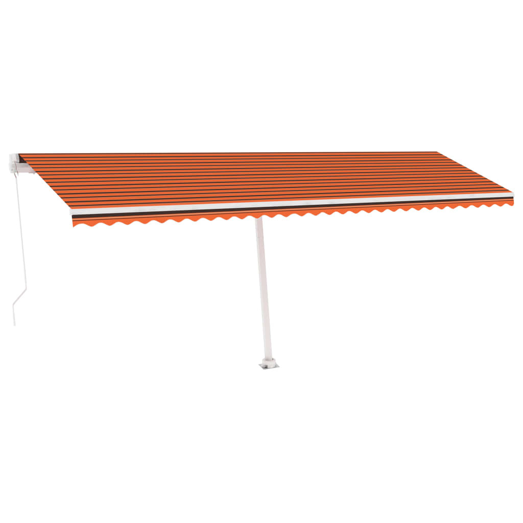 Markiza Tarasowa Balkonowa Ręcznie Zwijana Roleta Zadaszenie LED 600x300 cm