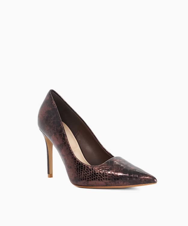 Assured Brown - Leather Court Shoes