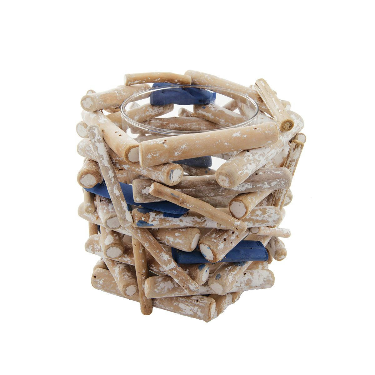 MARIN - Photophore en bois marin