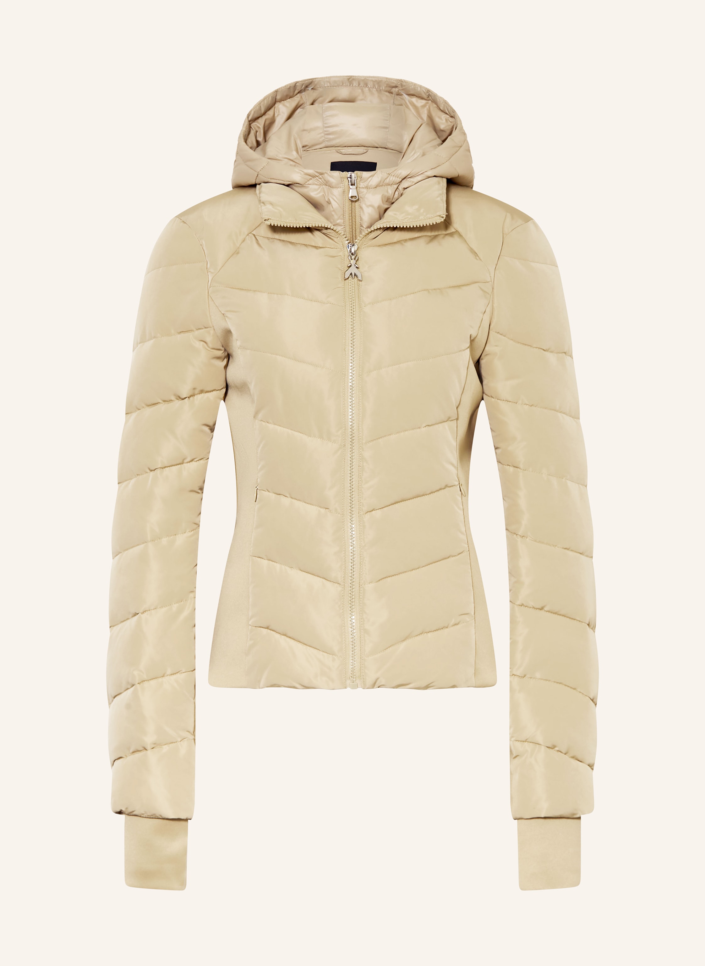PATRIZIA PEPE Steppjacke im Materialmix mit herausnehmbarer Blende