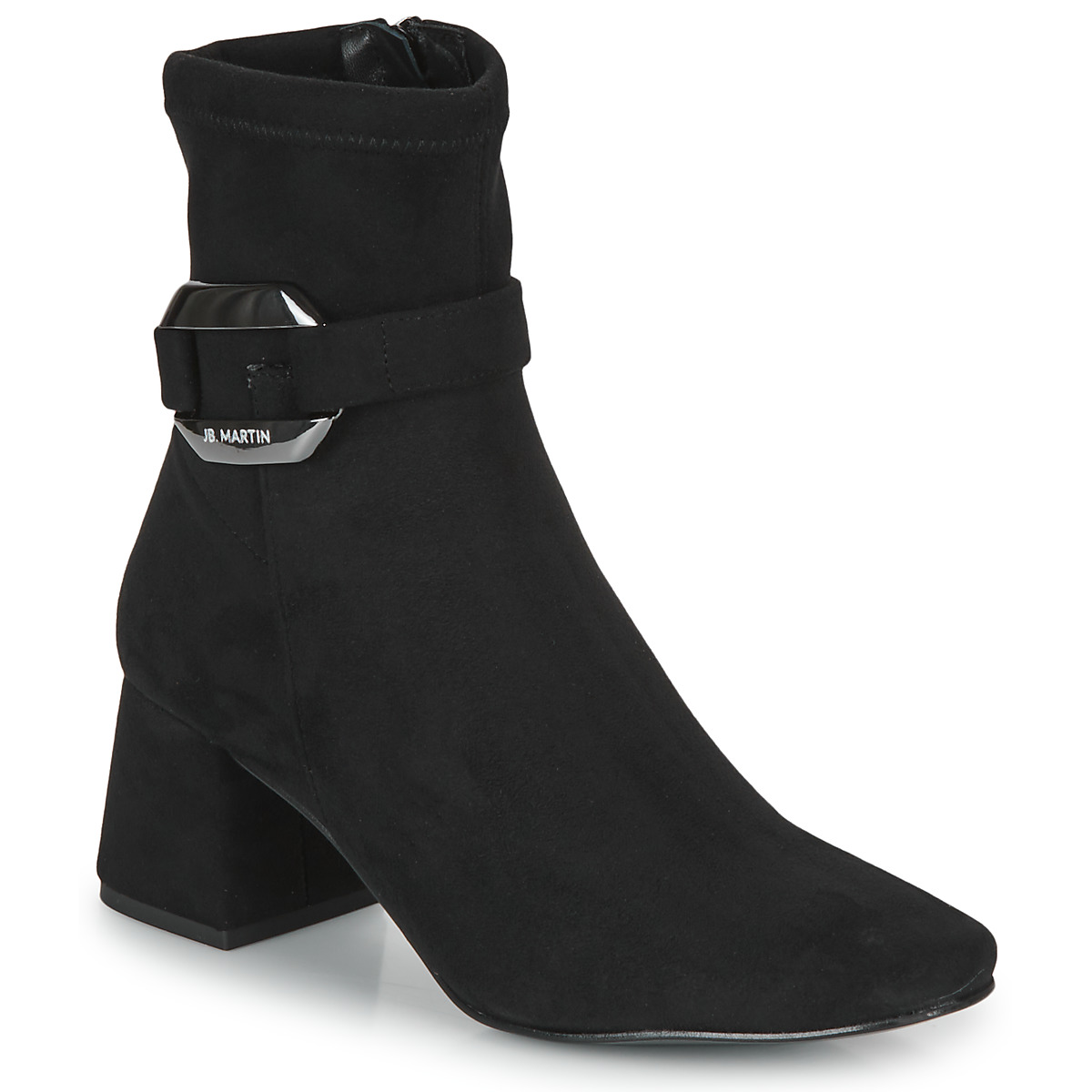 JB Martin - VAGUE - Canvas / Suede / Stretch / Black