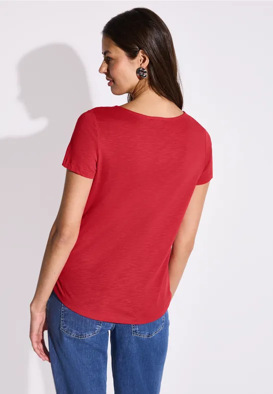 Basic T-Shirt in Unifarbe