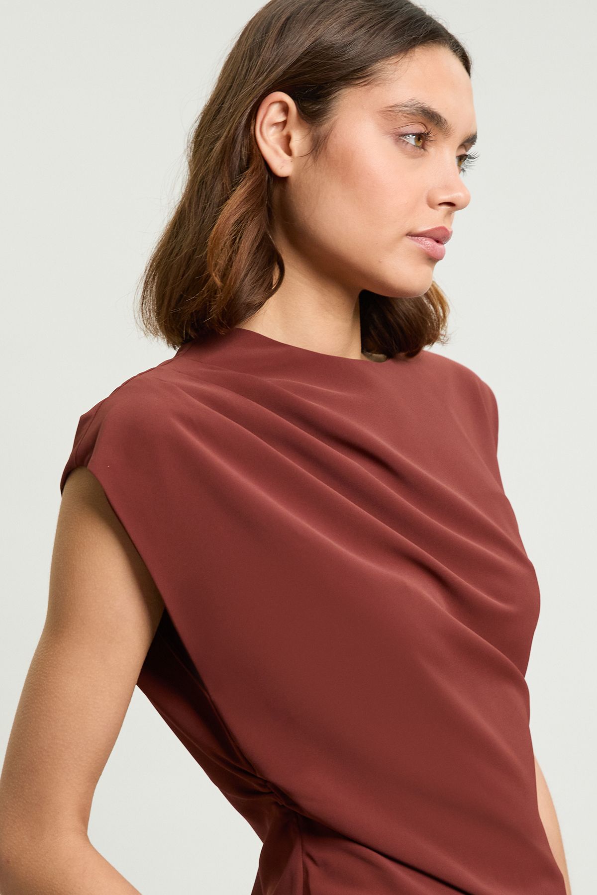 KarenMillen Stretched Crepe Blouse