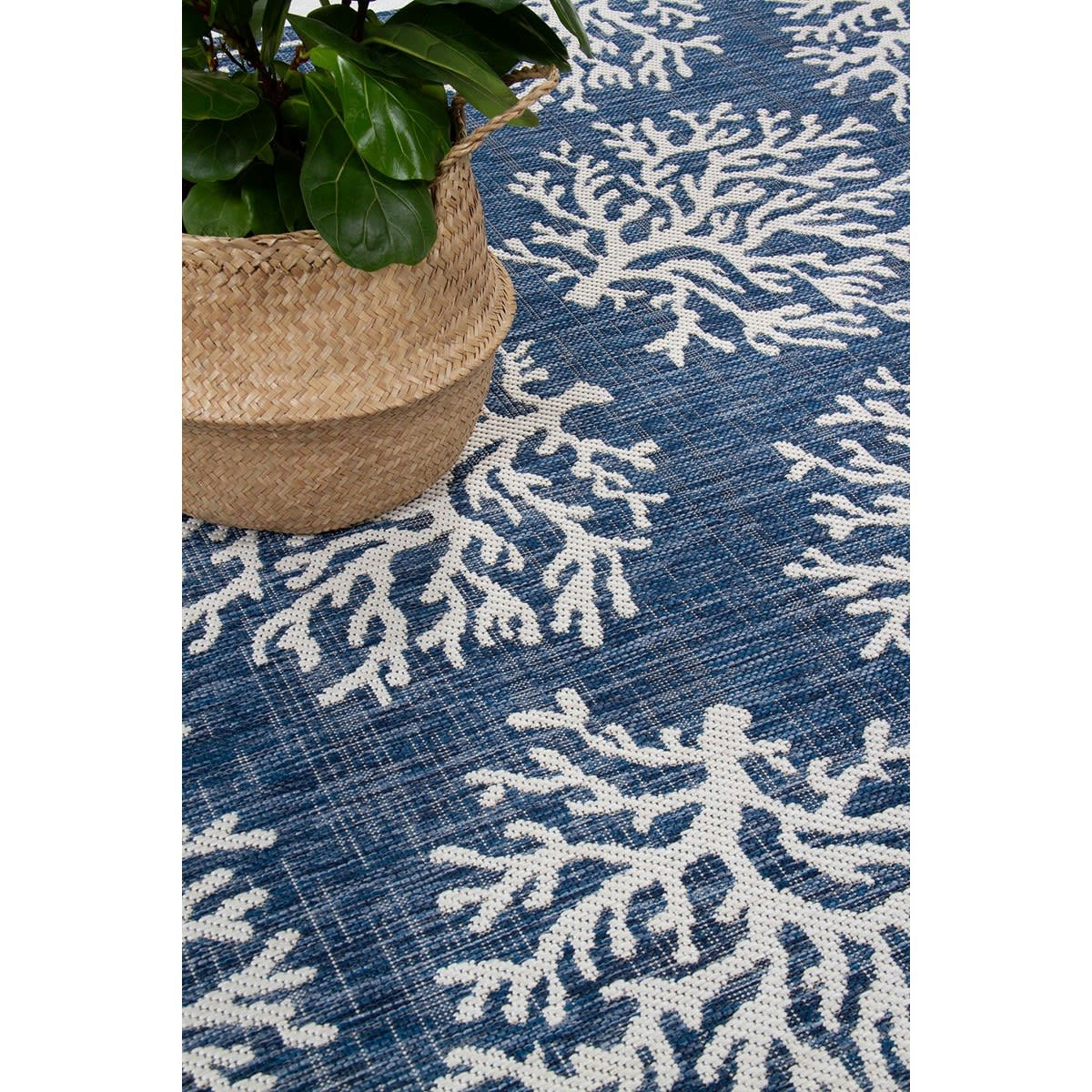 MARINA - Tapis de salon en Polypropylène Bleu 120x170 cm