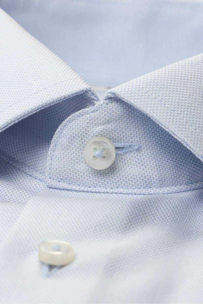ETERNA 1863 Modern Fit Hemd mittelblau, Strukturiert