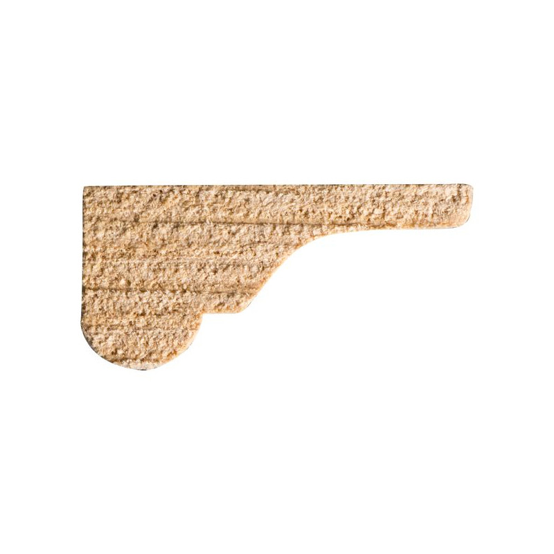 Moulure décorative en marupa clair 240 x 3,2 x 1,6 cm