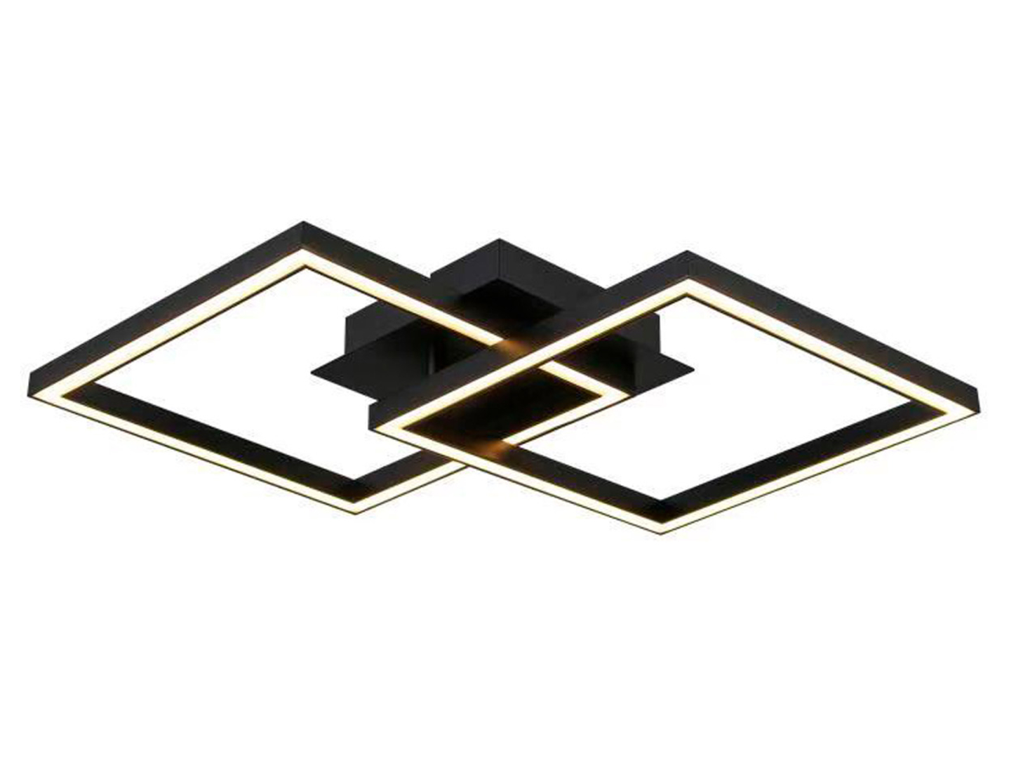 Lampa sufitowa Alma LED 2-punktowa 34 cm akrylowa czarna