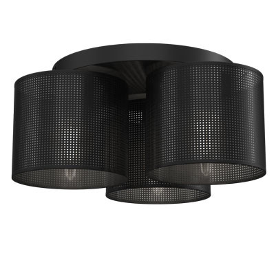 Lampa wisząca Loft shade czarny mat 3xE27x15W wym:18x45x45cm IP20 Luminex
