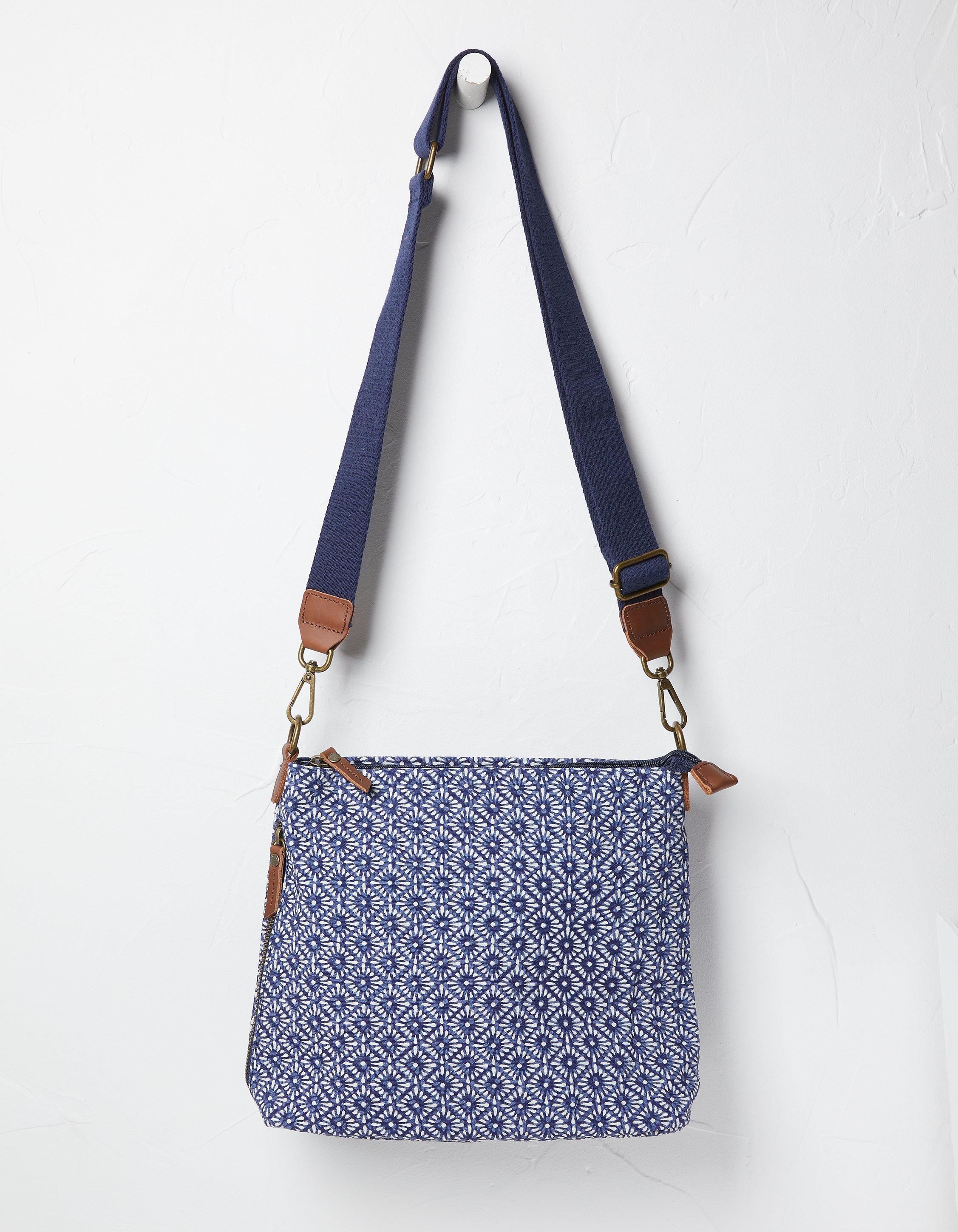 Navy Geo Kingston Bag