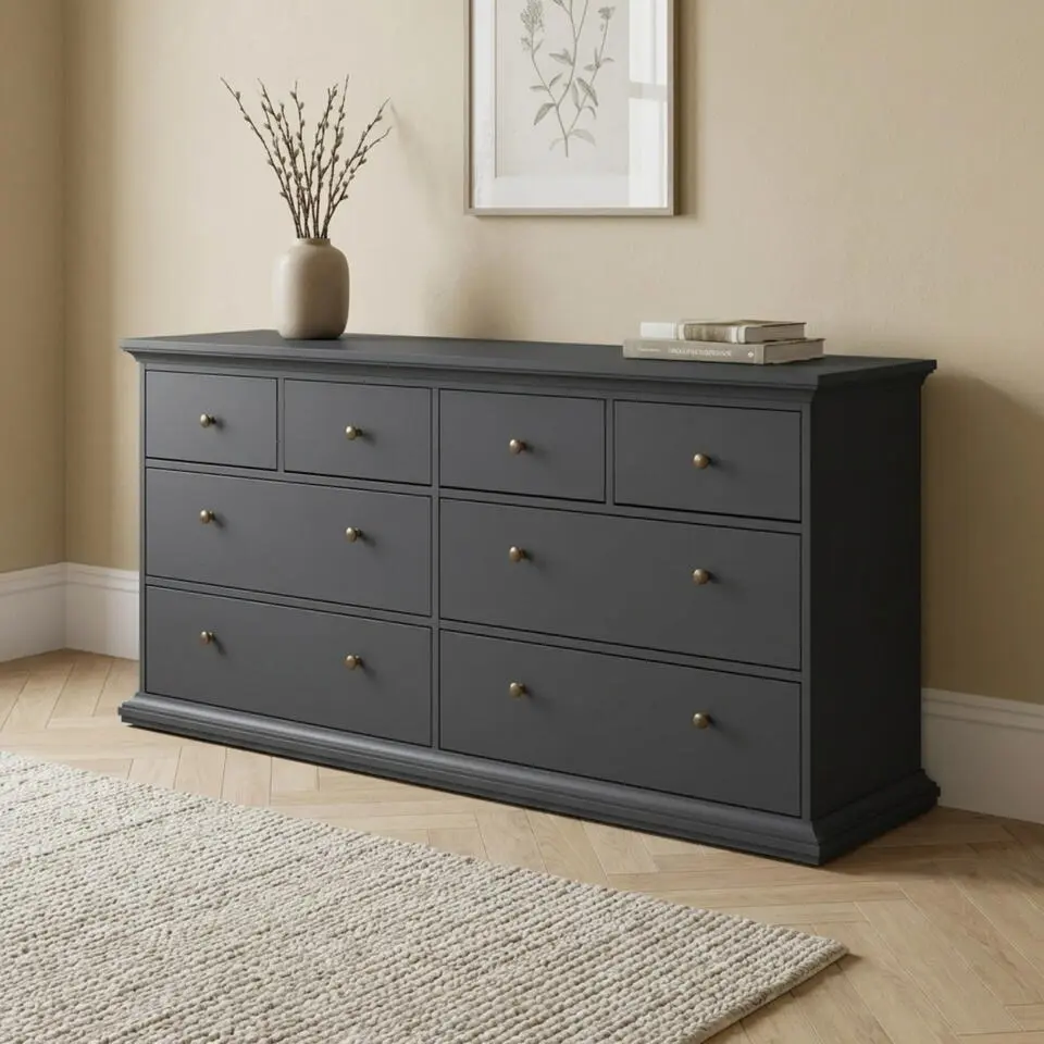 Ladekast Grijs - 180x90x50cm - Paris