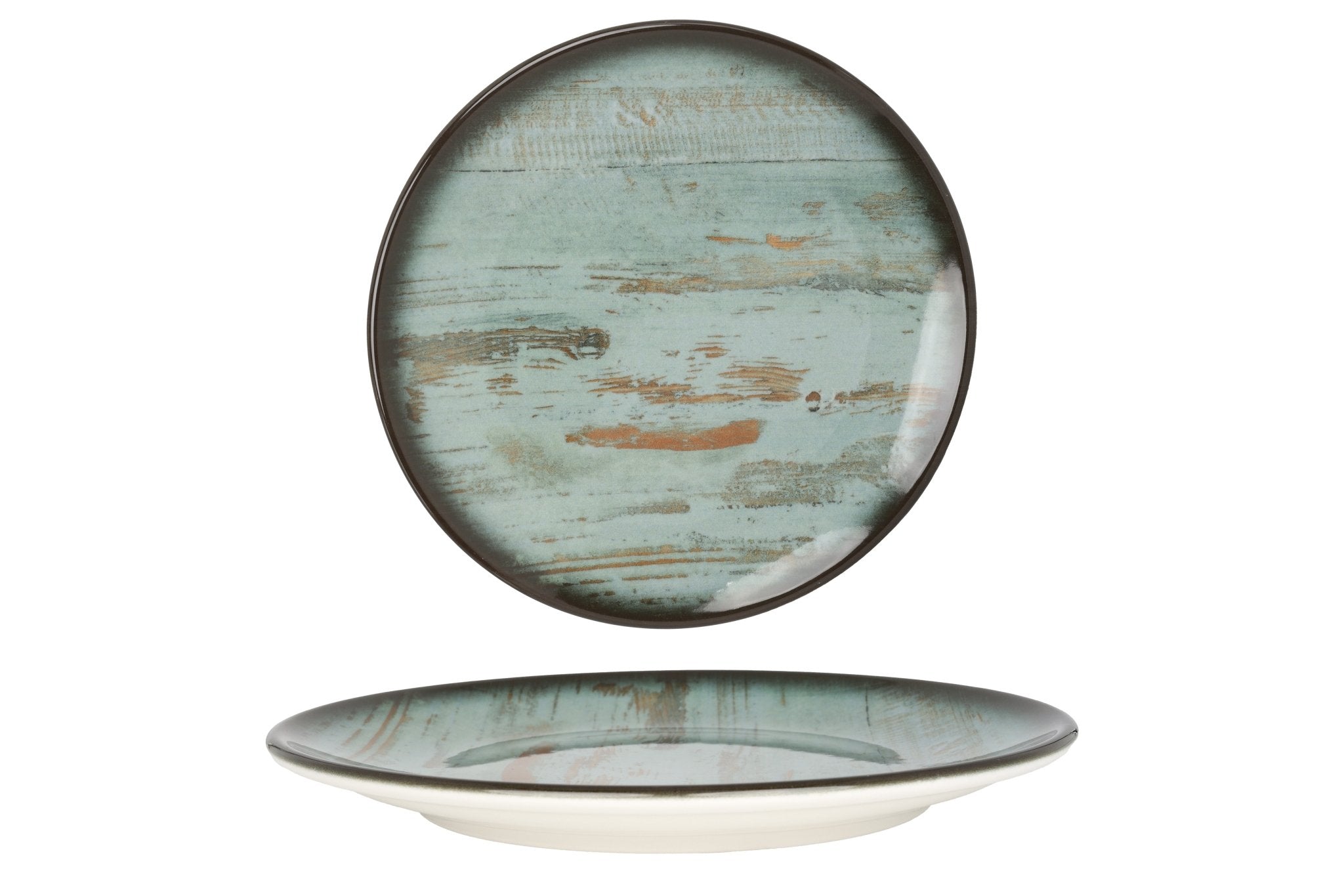 Bonna Gebaksbord - Madera - Porselein - 17 cm - set van 6