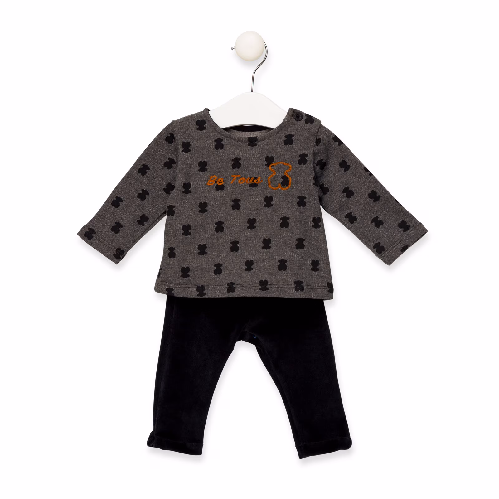 Conjunto camiseta y pantalón Print Gris