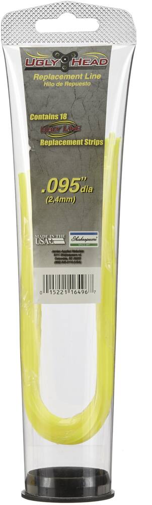 Shakespeare Ugly Head Replacement Trim & Edge Line, 0.095-in