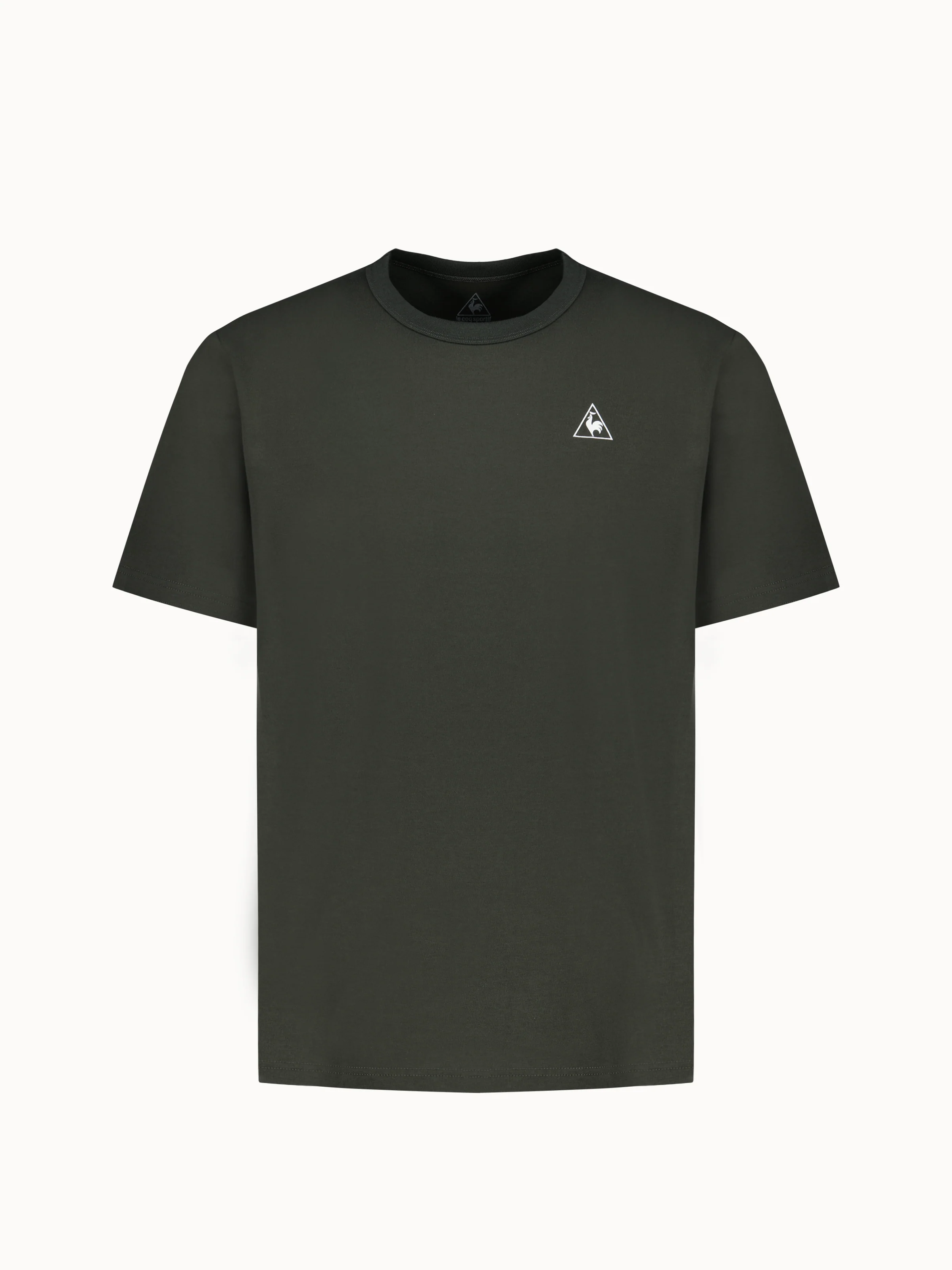 T-shirt relax en jersey de coton et logo triangle