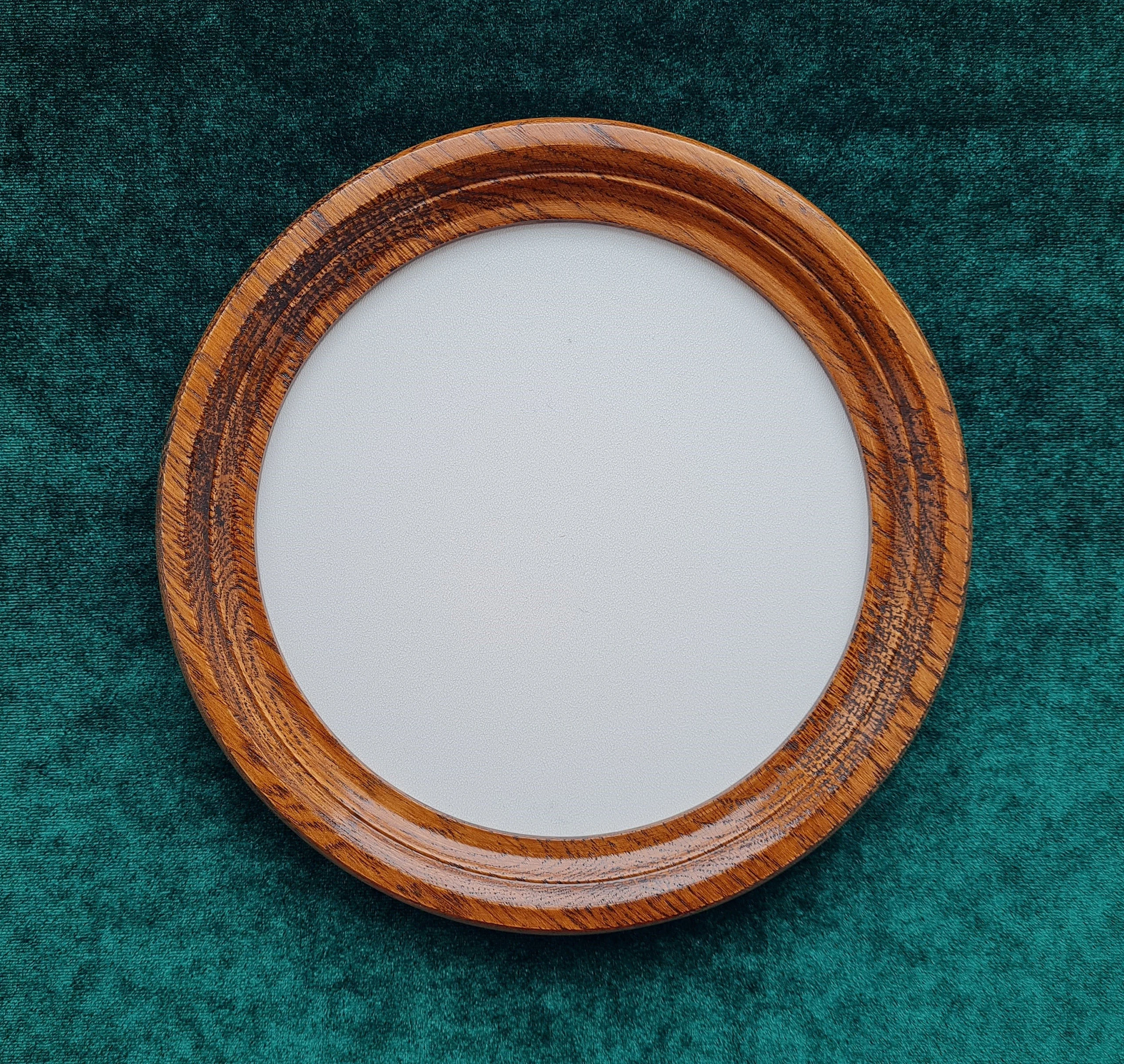 Wooden round frame, round picture frame, round frame, Choose Size: 4 x 4 up to 12 x 12 inches, Free Shipping