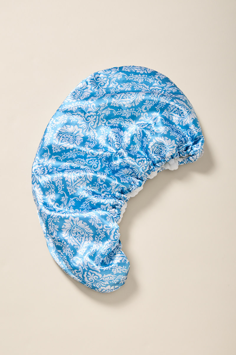 Clara Blue Hair Towel