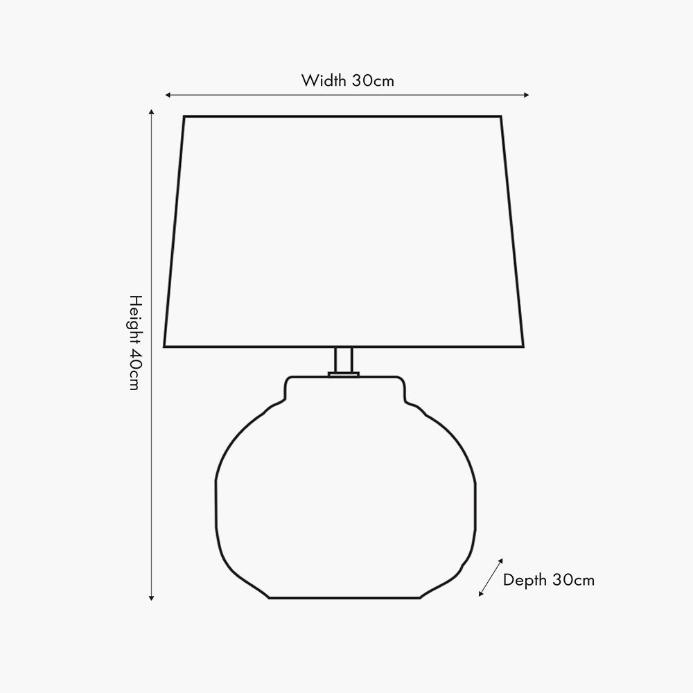 Ruma Set of 2 Anneli Bronze Aztec Texture Ceramic Table Lamp