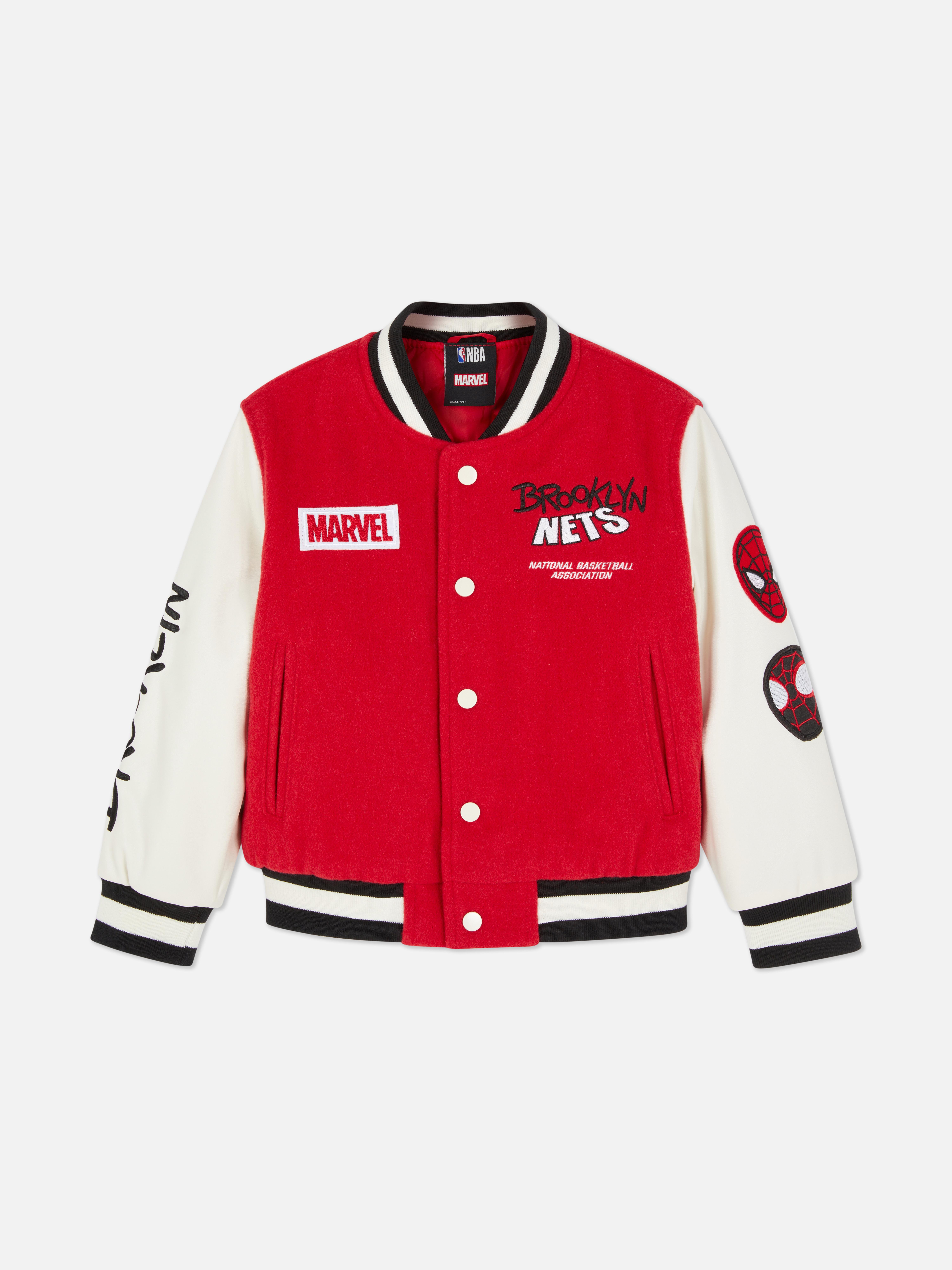 1.5-8yrs | Brooklyn Nets X Spider-Man Bomber Jacket