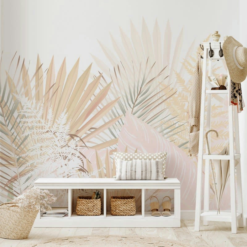 GAÏA - Papier Peint Panoramique L336xH270cm Multicolore Feuillage