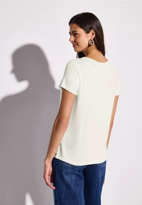 T-Shirt mit Schmucksteinen