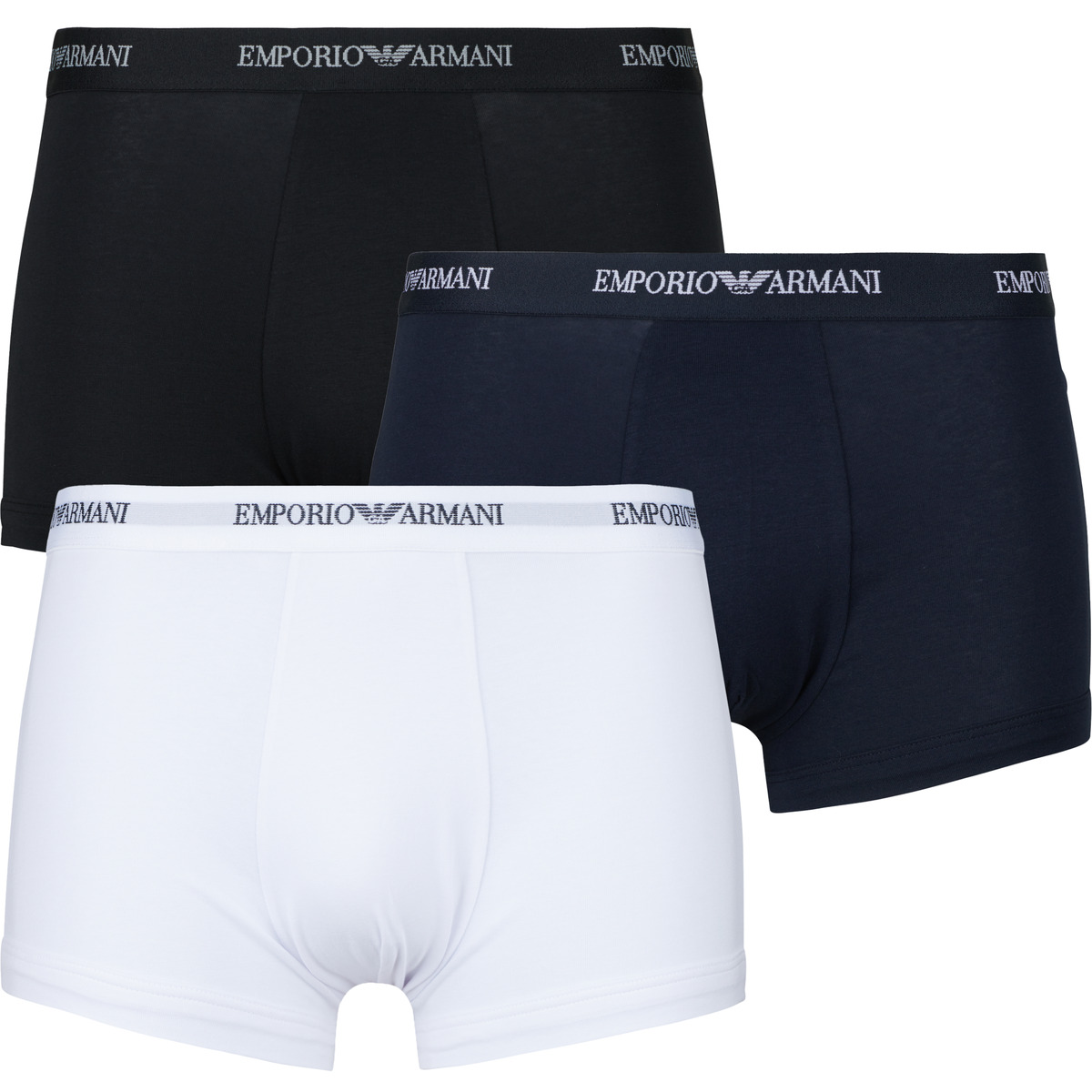 Emporio Armani - EM000259 PACK DE 3 - White / Black / Marine