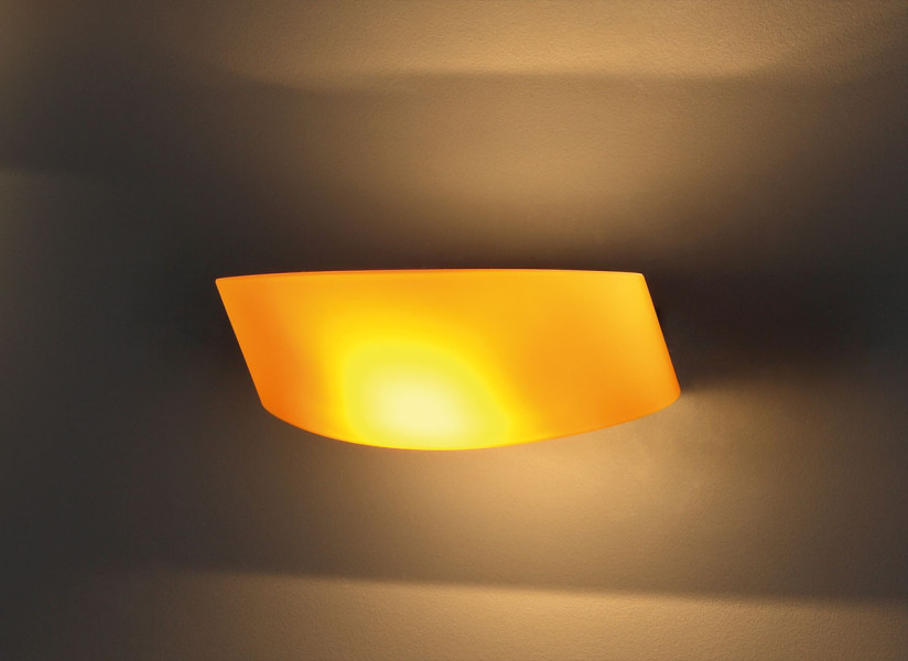 Kinkiet żółty PARETE 1xR7sx40W wym:12x25x15cm IP20 Maxlight