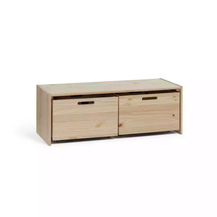 Habitat Rico Low Storage Unit - Pine