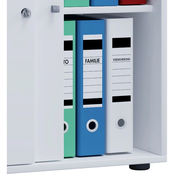 Büroschrank »Lona L mit Schiebetüren«, BxHxL: 37 x 74 x 70 cm, Holzwerkstoff