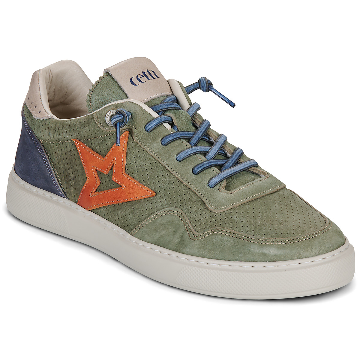 Cetti - C-1410-V26-EVER-SALVIA - Kaki / Orange / Blue