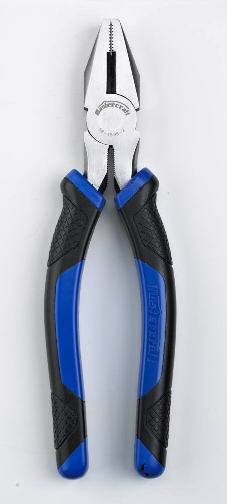 Mastercraft Lineman's Pliers, Micro Chrome Finish, High Carbon Steel, 8-in
