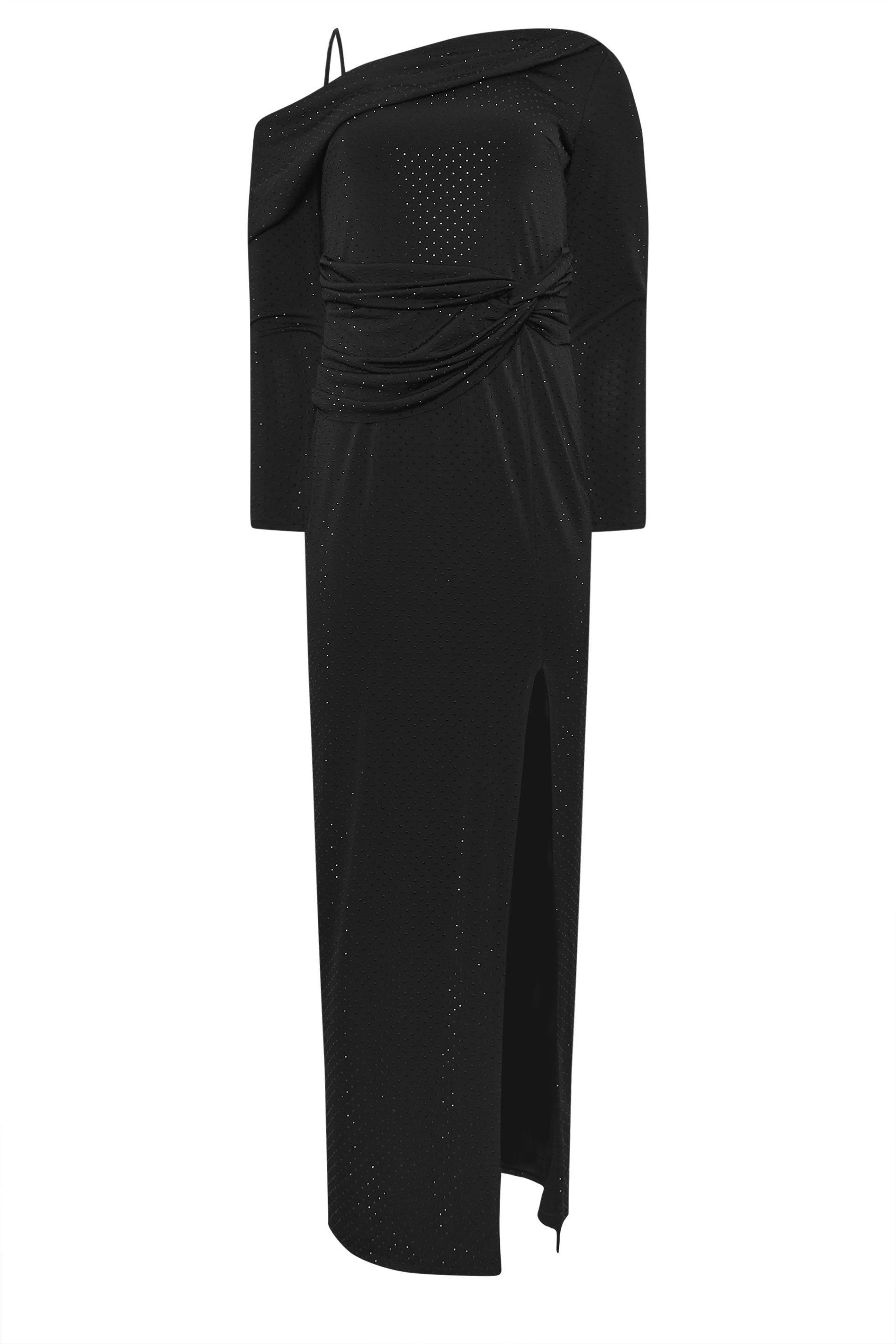 Star by Julien Macdonald Diamante One Shoulder Maxi Dress