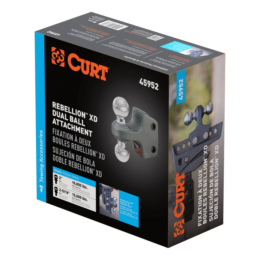 CURT Rebellion XD Dual Ball Attachment