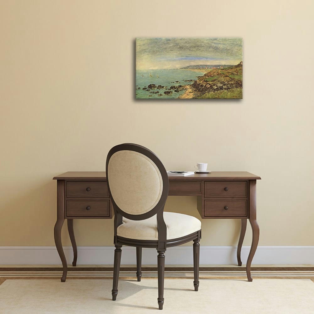 - Tableau - La Côte Atlantique à Bénerville - Eugène Boudin 50x80cm