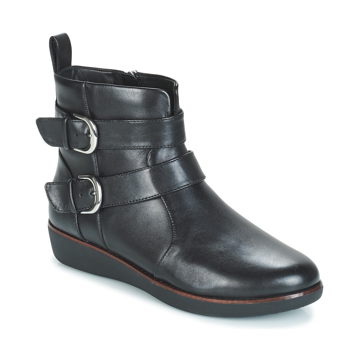 FitFlop - LAILA DOUBLE BUCKLE - Black