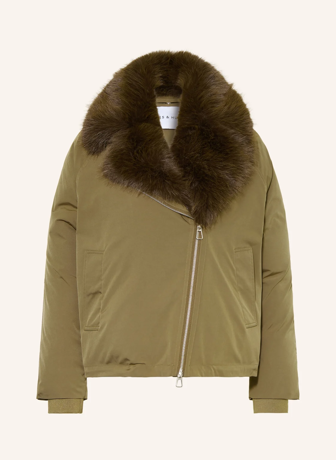 MRS & HUGS Jacke mit abnehmbarem Kunstfell
